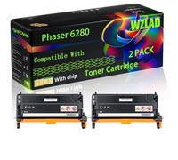 WZLAD Phaser 6280 Compatible for Xerox Toner Cartridge (2BK)