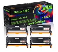 WZLAD Phaser 6280 Compatible for Xerox Toner Cartridge (4BK)