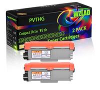WZLAD PVTHG Compatible for Dell Toner Cartridges (2BK) | PVTHG Compatible for Dell Toner Cartridges with Chip E310dw E515dw E514dw E515dn Printers