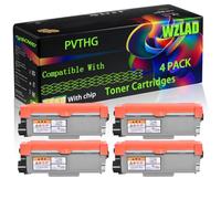 WZLAD PVTHG Compatible for Dell Toner Cartridges (4BK) | PVTHG Compatible for Dell Toner Cartridges with Chip E310dw E515dw E514dw E515dn Printers