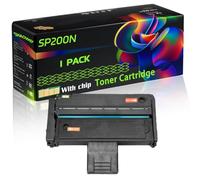 WZLAD SP200N Compatible for Ricoh Toner Cartridge with Chip SP200N SP201N SP201NW SP203S SP203SFN SP203SFN Printers (1 Pack Black)