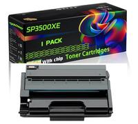 WZLAD SP3500XE Compatible for Ricoh Toner Cartridges with Chip Aficio SP3500N SP3500SF SP3510DN Printers (1 Pack Black)