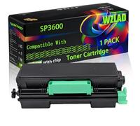 WZLAD SP3600 Compatible for Ricoh Toner Cartridge with Chip SP4500 SP3600 SP4510 SP3610 Aficio SP3600 Aficio Printers (1 Pack Black)