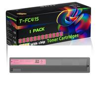 WZLAD T-FC415 TFC415 Compatible for Toshiba Toner Cartridges with Chip E-Studio 2010 2510 2515 2515AC 3015AC 3515AC 4515AC Printers (1 Pack Magenta)