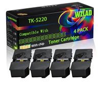WZLAD TK-5220 Compatible for Kyocera Toner Cartridge (4BK) | Compatible for Ricoh MP4054SP 4055 5054SP 5055 6054SP Printers, High Yield 120000 Pages, with Chip, High-Definition Printing