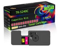 WZLAD TK-5240C TK-5240M TK-5240Y TK-5240K Compatible for Kyocera (1M) | TK-5240C TK-5240M TK-5240Y TK-5240K Compatible for Kyocera Toner Cartridge with Chip Ecosys M5526cdw M5526cdn P5026cdw