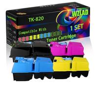WZLAD TK-820 Compatible for Kyocera Toner Cartridge (BCMY)