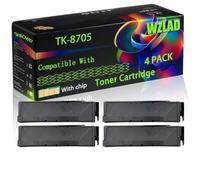 WZLAD TK-8705 Compatible for Kyocera Toner Cartridge (4BK) | TK-8705 Compatible for Kyocera Toner Cartridge with Chip TASKalfa 6550ci 6551ci 7550ci 7551ci Printers