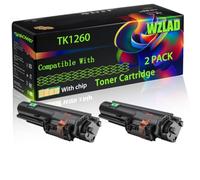 WZLAD TK1260 Compatible for Kyocera Toner Cartridge (2BK)