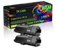 WZLAD TK1260 Compatible for Kyocera Toner Cartridge (2BK) | TK1260 Compatible for Kyocera Toner Cartridge with Chip ECOSYS PA4000wx PA4000x Printers