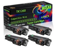 WZLAD TK1260 Compatible for Kyocera Toner Cartridge (4BK)