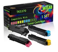 WZLAD TK5370 Compatible for Kyocera Toner Cartridge (BCMY) | TK5370 Compatible for Kyocera Toner Cartridge with Chip ECOSYS PA3500cx MA3500cix Printers
