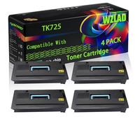 WZLAD TK725 Compatible for Kyocera Toner Cartridge (4BK) | TK725 Compatible for Kyocera Toner Cartridge with Chip TASKalfa 420ci 520ci 520i Printers