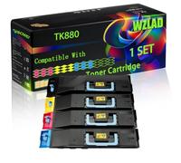 WZLAD TK880 Compatible for Kyocera Toner Cartridge (BCMY)