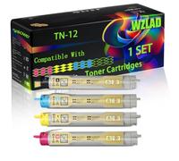 WZLAD TN-12 Compatible for Brother Toner Cartridges (BCMY)