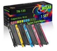 WZLAD TN-135 Compatible for Brother Toner Cartridges (BCMY)
