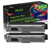 WZLAD TN-241 Compatible for Brother Toner Cartridge (2BK)