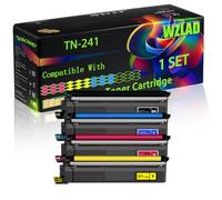 WZLAD TN-241 Compatible for Brother Toner Cartridge (BCMY)