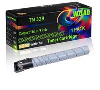 WZLAD TN 328 Compatible for Konica Minolta Toner Cartridge (1BK) | TN 328 Compatible for Konica Minolta Toner Cartridge with Chip Bizhub C250i C300i C360i C7130i Printers