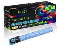 WZLAD TN 328 Compatible for Konica Minolta Toner Cartridge (1C) | TN 328 Compatible for Konica Minolta Toner Cartridge with Chip Bizhub C250i C300i C360i C7130i Printers
