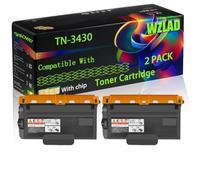 WZLAD TN-3430 Compatible for Brother Toner Cartridge (2BK)