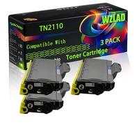 WZLAD TN2110 Compatible for Brother Toner Cartridge (3BK) | TN2110 Compatible for Brother Toner Cartridge with Chip DCP-7030 DCP-7040 HL-2140 HL-2170W Printers
