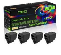 WZLAD TNP22 Compatible for Konica Minolta Toner Cartridge (4BK) | TNP22 Compatible for Konica Minolta Toner Cartridge with Chip Bizhub C35P Printers