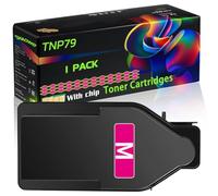 WZLAD TNP79 Compatible for Konica Minolta Toner Cartridges with Chip Bizhub C3350 C4050i C3350i C4051i Printers (1 Pack Magenta)