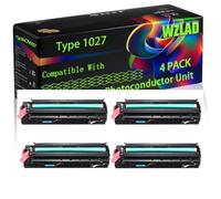 WZLAD Type 1027 Compatible for Infotec Photoconductor Unit with Chip IS1022 IS1027 IS2022 IS2027 IS2032 MP2550 Printers (4 Pack Black)