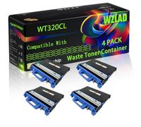 WZLAD WT320 ompatible for Brother Waste Toner Container (4BK) | Compatible for Ricoh MP4054SP 4055 5054SP 5055 6054SP Printers, High Yield 120000 Pages, with Chip, High-Definition Printing