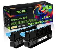 WZLAD WX-103 Compatible for Konica Minolta Waste Toner Container (2BK) | WX-103 Compatible for Konica Minolta Waste Toner Container with Chip C368 C454 C454e C458 C554 C554e C558 Printers
