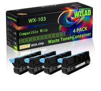 WZLAD WX-103 Compatible for Konica Minolta Waste Toner Container (4BK) | WX-103 Compatible for Konica Minolta Waste Toner Container with Chip C224 C224e C258 C284 C284e C308 C364 C364e Printers
