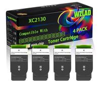WZLAD XC2130 Compatible for Lexmark Toner Cartridge (4BK) | XC2130 Compatible for Lexmark Toner Cartridge with Chip XC2130 XC2132 Printers
