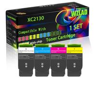 WZLAD XC2130 Compatible for Lexmark Toner Cartridge (BCMY) | XC2130 Compatible for Lexmark Toner Cartridge with Chip XC2130 XC2132 Printers