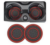 WZLCDGJJ 1 pair Car Cup Holder Coaster, for Opel Vectra Antara H G J Insignia Mokka Zafira Corsa k Anti-Slip Shockproof Car Coasters Cup Holders Recessed Car Interior Accessories,B