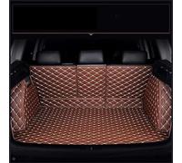 Car Boot Liner for Range Rover IV (L405 5-seat) 2012-2017, Waterproof Anti Scratch Anti Slip Pu-Leather All Inclusive Rear Trunk Mats,F-Brown