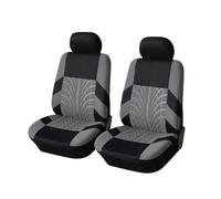 WZLCDGJJ Car Seat Covers, Grey, Synthetic Leather, Custom Fit, Airbag Compatible, Car, Seat Cover Set, Ford Puma I 2019-2024 Front Rear Auto Seat Covers