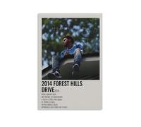 WZLLHA 2014 Forest Hills Drive JArt Canvas Vintage Print Posters for Room Modern Bedroom Decor Aesthetic Bar Cart Wall DecorUnframe-style20x30inch(50x75cm)