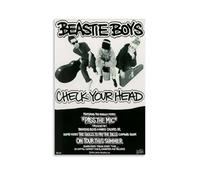 WZLLHA Beastie Boys Check Your HeadArt Canvas Vintage Print Posters for Room Modern Bedroom Decor Aesthetic Bar Cart Wall DecorUnframe-style20x30inch(50x75cm)
