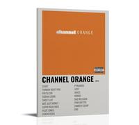 WZLLHA Channel Orange-Frank OceanArt Canvas Vintage Print Posters for Room Modern Bedroom Decor Aesthetic Bar Cart Wall DecorFrame-style08x12inch(20x30cm)