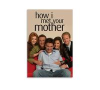 WZLLHA How I Met Your MotherArt Canvas Vintage Print Posters for Room Modern Bedroom Decor Aesthetic Bar Cart Wall DecorUnframe-style08x12inch(20x30cm)