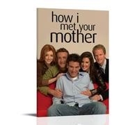 WZLLHA How I Met Your MotherArt Canvas Vintage Print Posters for Room Modern Bedroom Decor Aesthetic Bar Cart Wall DecorFrame-style16x24inch(40x60cm)