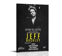 WZLLHA Jeff BuckleyArt Canvas Vintage Print Posters for Room Modern Bedroom Decor Aesthetic Bar Cart Wall DecorFrame-style24x36inch(60x90cm)