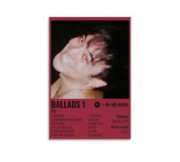 WZLLHA Joji Ballads 1Art Canvas Vintage Print Posters for Room Modern Bedroom Decor Aesthetic Bar Cart Wall DecorUnframe-style20x30inch(50x75cm)