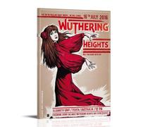 WZLLHA Kate Bush Wuthering HeightsArt Canvas Vintage Print Posters for Room Modern Bedroom Decor Aesthetic Bar Cart Wall DecorFrame-style20x30inch(50x75cm)