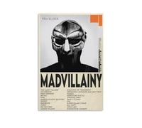 WZLLHA Madvillain MadvillainyArt Canvas Vintage Print Posters for Room Modern Bedroom Decor Aesthetic Bar Cart Wall DecorUnframe-style24x36inch(60x90cm)