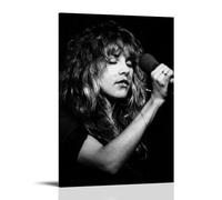 WZLLHA Stevie NicksArt Canvas Vintage Print Posters for Room Modern Bedroom Decor Aesthetic Bar Cart Wall DecorFrame-style16x24inch(40x60cm)