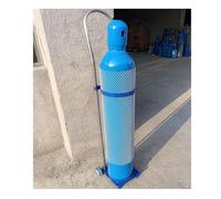 Wzmazingly Oxygen Cylinder Cart Size D/E, Portable 1 Tank Capacity Oxygen Trolley with Wheels and Handle, for Storage Transport Propane Argon Bottles(H 80cm/10L)