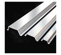 Wzmazingly Stainless Steel Cord Cover Raceway Length 100cm | Wire Guard Surface Metal Cable Protector With Mounting Hole, For Office Warehouse Factories(Outer Width 160mm)