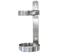 Wzmazingly Wall-Mounted Oxygen Cylinder Holder, Stainless Steel Gas Tank Fixing Bracket, Anti-Tip Design for Hospital and Laboratory Use(15CM/4L)